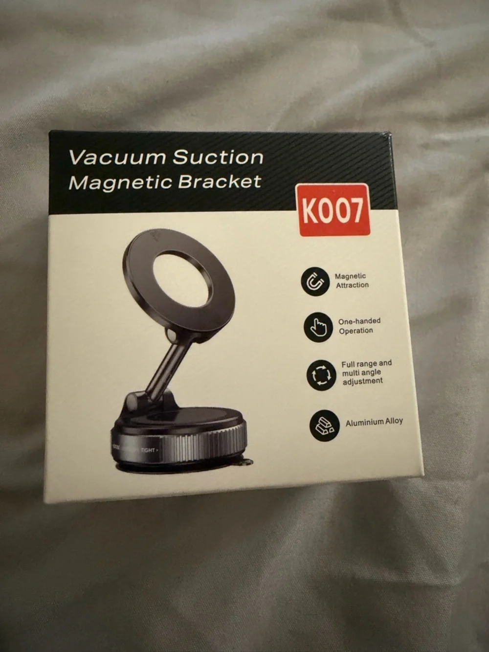 Portable Ring Light Phone Holder - Black and White